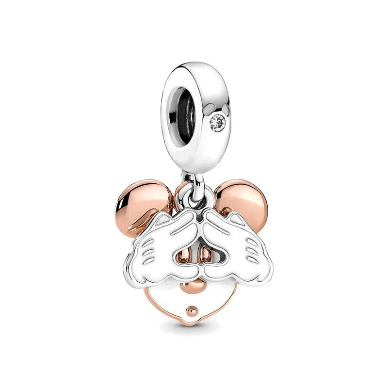 חרוזי דיסני כסף סטרלינג 925 – תוספת יוקרתית וצבעונית לצמיד