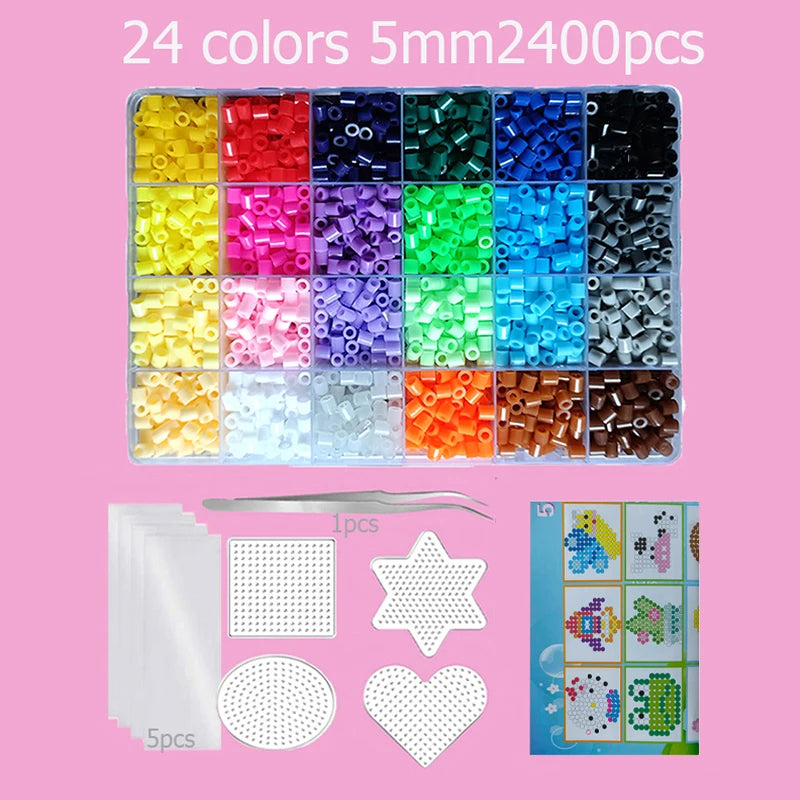 סט חרוזי פאזל 3D צבעוניים – יצירה לילדים ולמבוגרים