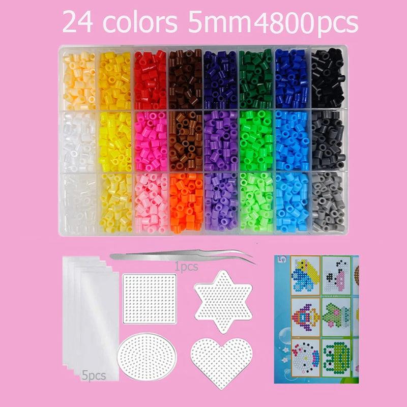 סט חרוזי פאזל 3D צבעוניים – יצירה לילדים ולמבוגרים