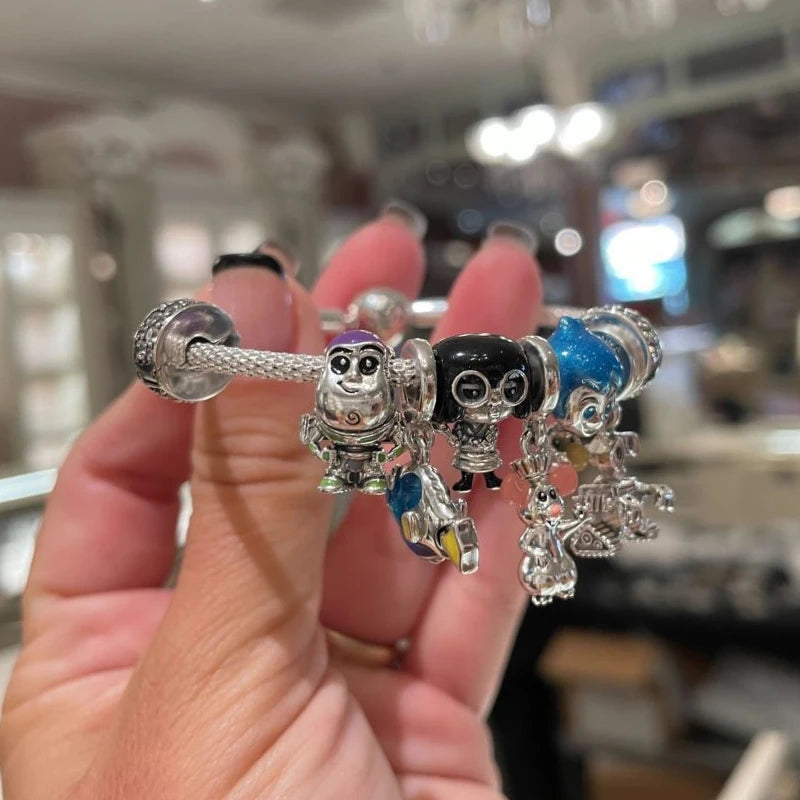 חרוזי דיסני כסף סטרלינג 925 – תוספת יוקרתית וצבעונית לצמיד