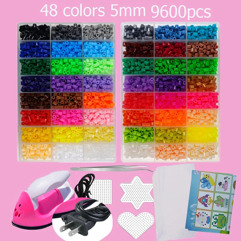 סט חרוזי פאזל 3D צבעוניים – יצירה לילדים ולמבוגרים