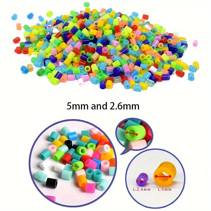 סט חרוזי פאזל 3D צבעוניים – יצירה לילדים ולמבוגרים