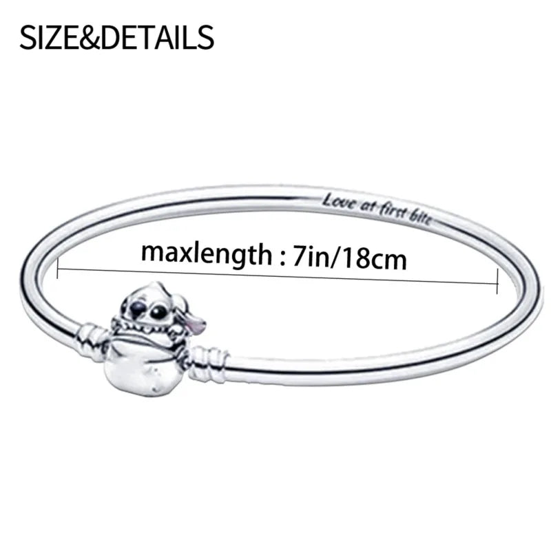 חרוזי דיסני כסף סטרלינג 925 – תוספת יוקרתית וצבעונית לצמיד