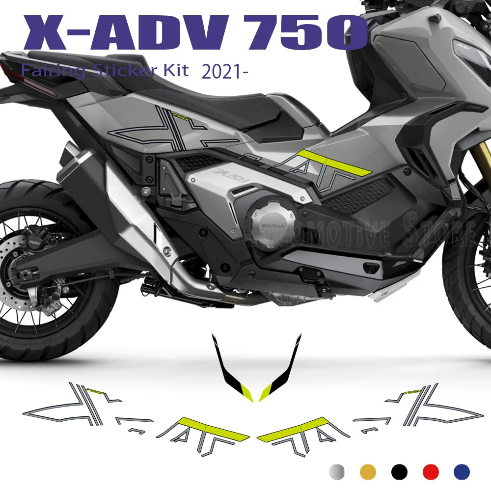 מדבקות PVC ל-Honda X ADV750 – סטייל והגנה מושלמת