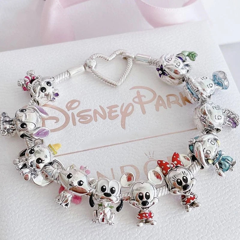 חרוזי דיסני כסף סטרלינג 925 – תוספת יוקרתית וצבעונית לצמיד