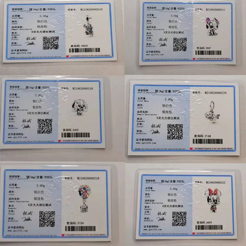 חרוזי דיסני כסף סטרלינג 925 – תוספת יוקרתית וצבעונית לצמיד